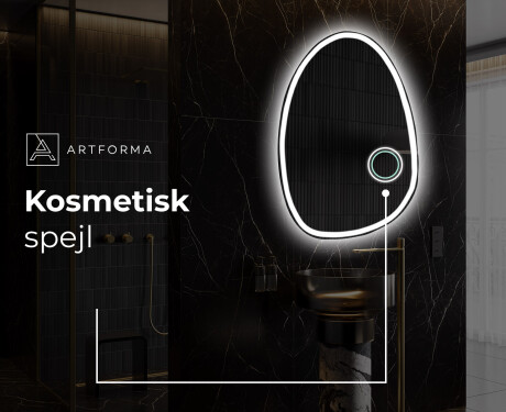 LED Badeværelses spejl med uregelmæssig form SF222 #5