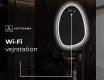 LED Badeværelses spejl med uregelmæssig form SF222 #7