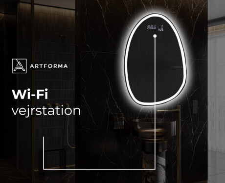 LED Badeværelses spejl med uregelmæssig form SF222 #7