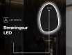 LED Badeværelses spejl med uregelmæssig form SF222 #8
