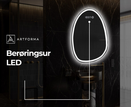 LED Badeværelses spejl med uregelmæssig form SF222 #8