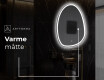 LED Badeværelses spejl med uregelmæssig form SF222 #9