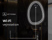 LED Badeværelses spejl med uregelmæssig form SF223 #7