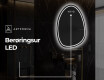 LED Badeværelses spejl med uregelmæssig form SF223 #8