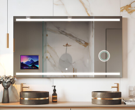 Smart LED badeværelsesspejl med Displine ramme - Apple L09