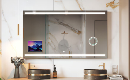 Smart LED badeværelsesspejl med Displine ramme - Apple L09