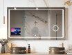 Smart LED badeværelsesspejl med Displine Apple L61 ramme
