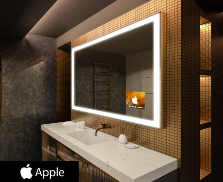 SMART Badeværelsesspejl med lys LED L01 Apple #1