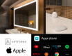 SMART Badeværelsesspejl med lys LED L01 Apple #2