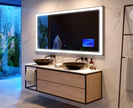 SMART Badeværelsesspejl med lys LED L01 Apple #9