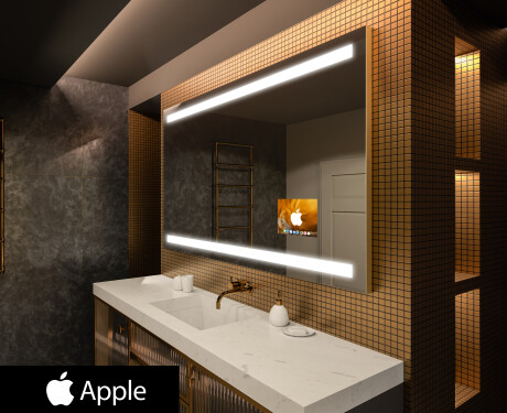 SMART Badeværelsesspejl med lys LED L09 Apple #1