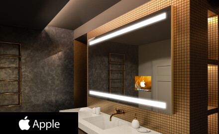 SMART Badeværelsesspejl med lys LED L09 Apple