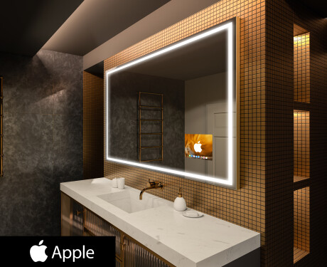 SMART Spejl med lys LED L49 Apple