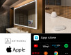 SMART Spejl med lys LED L49 Apple #2