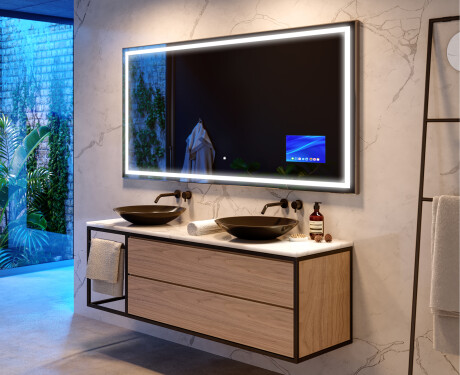 SMART Spejl med lys LED L49 Apple #9