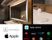 SMART Badeværelsesspejl med lys LED L77 Apple #2