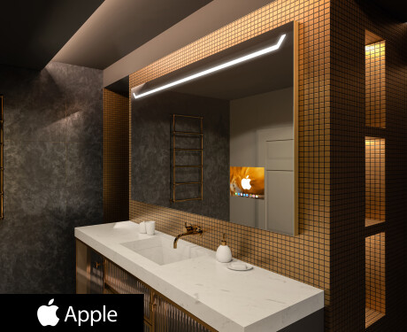 SMART Badeværelsesspejl med lys LED L128 Apple #1