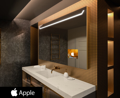 SMART Badeværelsesspejl med lys LED L128 Apple