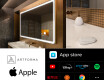 SMART Badeværelsesspejl med lys LED L136 Apple #2