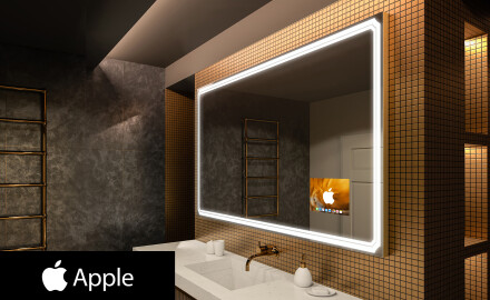 SMART Badeværelsesspejl med lys LED L136 Apple