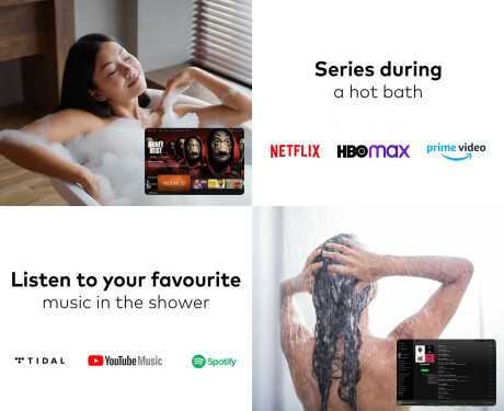 SMART Spejl med lys LED L138 Apple #4