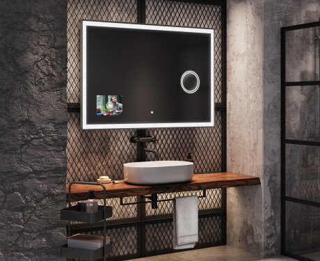 SMART Spejl med lys LED L138 Apple #6