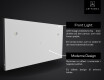 SMART Spejl med LED-baglys LED L01 Serie Google #5