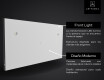 SMART Spejl med LED-baglys LED L01 Serie Google #11
