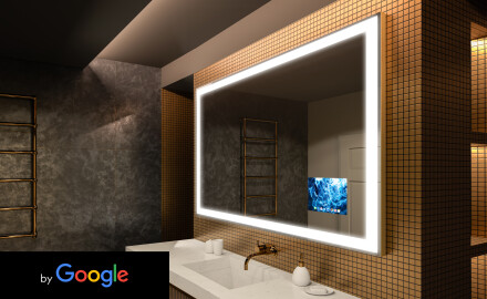 SMART Spejl med LED-baglys LED L01 Serie Google