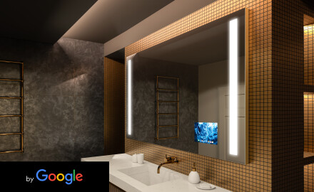 SMART Spejl med LED-baglys LED L02 Serie Google