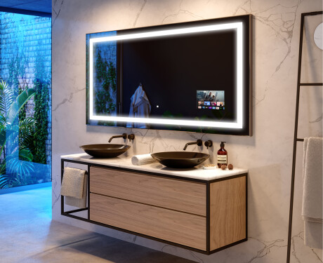 SMART Spejl med LED-baglys LED L15 Serie Google #10