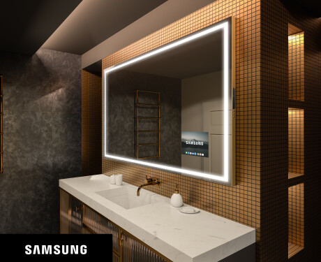 SMART Badeværelsesspejl med lys LED L49 Samsung #1