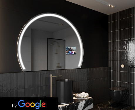 SMART Halvcirkelformet Spejl med lys LED W223 Google