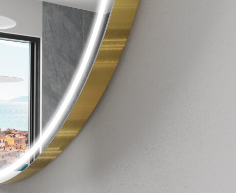SMART Halvcirkelformet Spejl med lys LED W223 Google #5