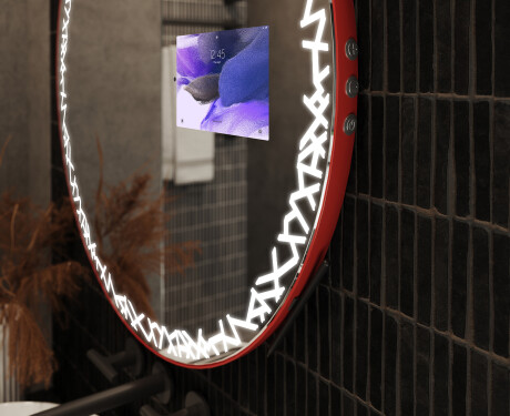 SMART Rund Spejl med lys LED L115 Samsung #10