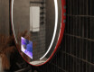 SMART Rund Spejl med lys LED L153 Samsung #10