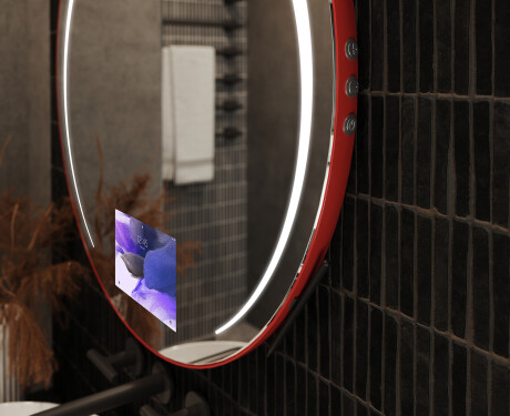 SMART Rund Spejl med lys LED L153 Samsung #10