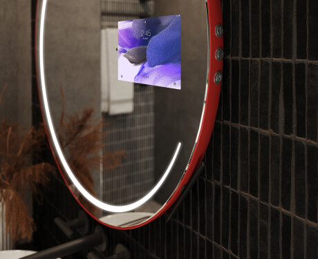 SMART Rund Spejl med lys LED L156 Samsung #11
