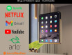 Afrundet Moderne LED Spejl med iPad Displine L146 Ramme #3