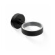 CLASSIC – Koppholder 80.003/003.1, sæbeskål 80.004/004.1 / mat sort / * glas bestilles separat #1