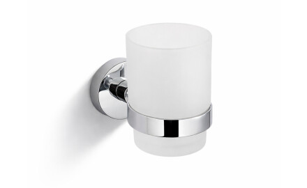 CLASSIC – Håndtag med kop / krom, mat glas