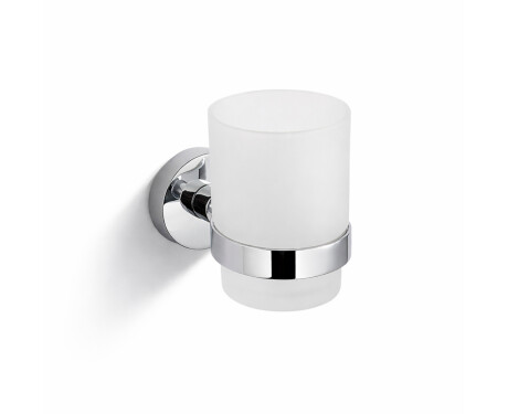 CLASSIC – Håndtag med kop / krom, mat glas
