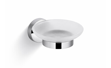 CLASSIC – Sæbeskål / krom, mat glas