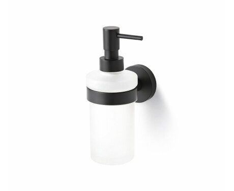 CLASSIC – Dispenser til flydende sæbe / mat glas / mat sort