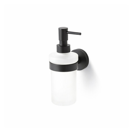 CLASSIC – Dispenser til flydende sæbe / mat glas / mat sort #1