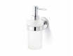CLASSIC – Dispenser til flydende sæbe / mat glas / krom