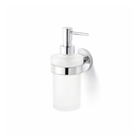 CLASSIC – Dispenser til flydende sæbe / mat glas / krom #1