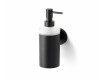 CLASSIC – Dispenser til flydende sæbe / metalhus, mat glas / mat sort