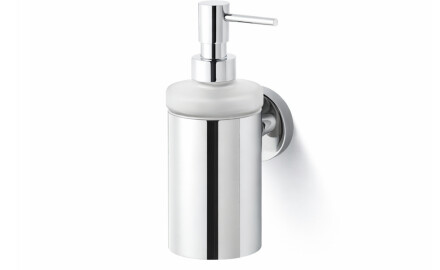 CLASSIC – Dispenser til flydende sæbe / metalhus, matglas / krom