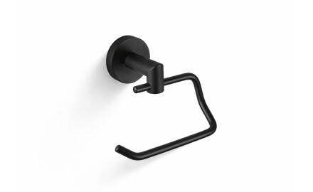 CLASSIC – Toiletrulleholder / uden beskyttelseskappe / mat sort